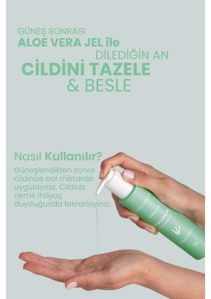 Bade Natural Aloe Vera Jel %100 Doğal 100 ml