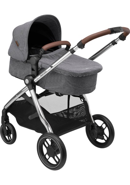 Zelia3 Luxe 2'si Bir Arada Portbebeli Premium Bebek Arabası Twillic Grey