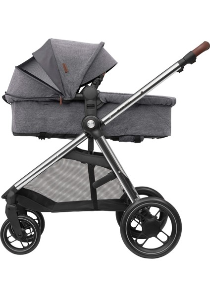 Zelia3 Luxe 2'si Bir Arada Portbebeli Premium Bebek Arabası Twillic Grey