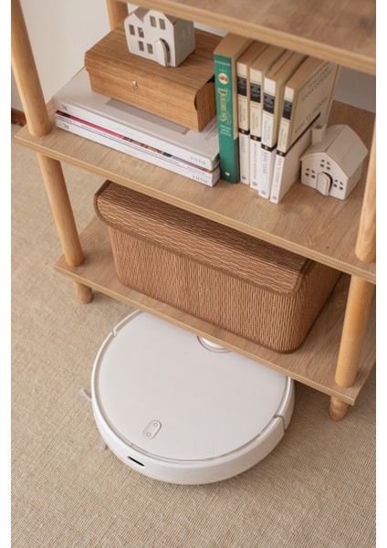 Concept 2 Raflı Organizer Kitaplık Banyo Mutfak Dolabı Balkon Ofis Düzenleyici Ahşap Nature