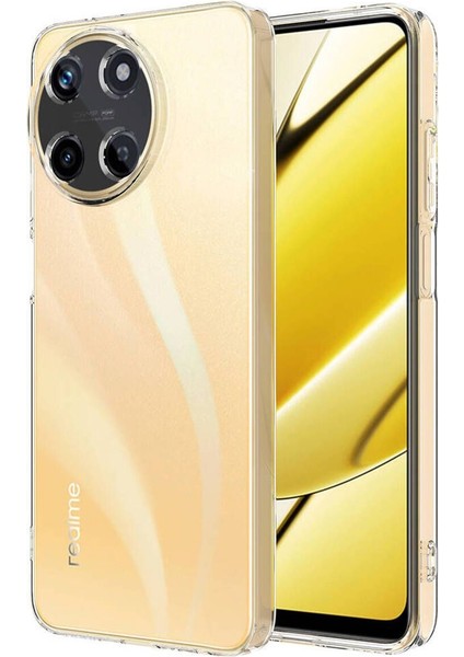 Realme 11 4g Kılıf Kamera Korumalı Şeffaf Ultra Ince Esnek Renksiz Silikon Kapak