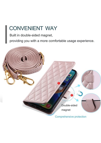 Xiaomi 11T/11T Pro 5g Kılıf Için Cüzdan Kapaklı Çapraz Askılı Boyun Askısı Tasarımı (Yurt Dışından) modelleri
