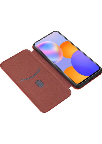Kart ile Huawei Y9A Tam Koruma Deri Folio Flip Case Için Kılıf (Yurt Dışından)