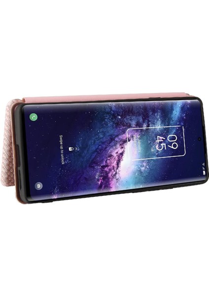 Tcl 20 Pro 5g Kart Ekleme Deri Için Kılıf Folio Flip Case Manyetik (Yurt Dışından)