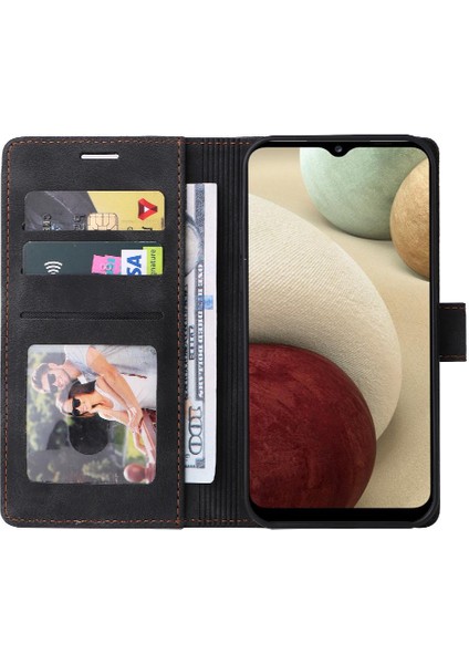 Samsung Galaxy A22 4g Deri Kılıf Için Flip Case Basit Iş Çevirme (Yurt Dışından) modelleri