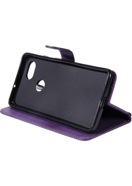 Kart Yuvası Klasik ile Google Piksel Xl2 Yüksek Kaliteli Deri Için Flip Case (Yurt Dışından)