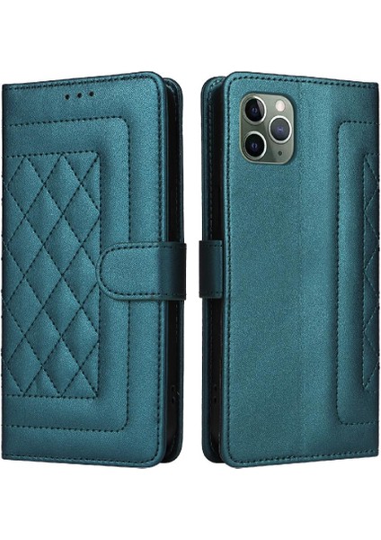Iphone 11 Pro Cüzdan Için Flip Case Basit Iş Deri Kılıf Flip (Yurt Dışından)