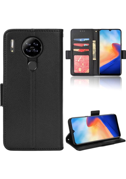 Blackview A80/A80S Manyetik Kart Yuvaları Tutucu Pu Deri Cüzdan Için Kılıf (Yurt Dışından)