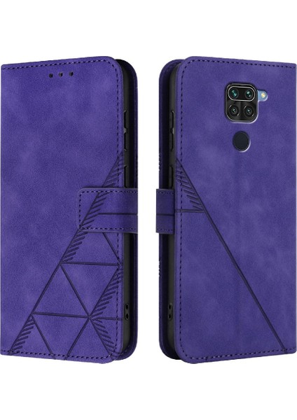 Xiaomi Redmi Için Not 9 4g Pu Deri Cüzdan Kapak Çevirin Folio Kitap (Yurt Dışından)