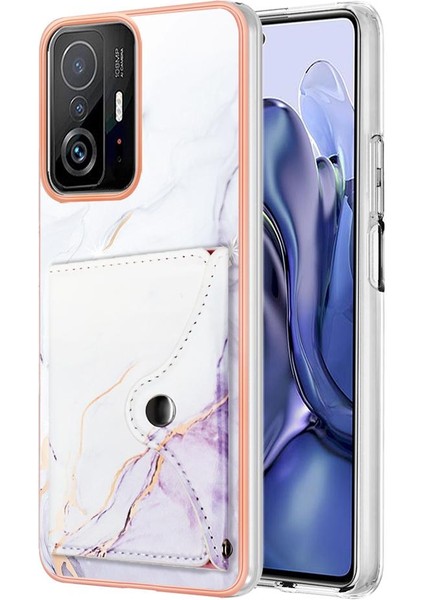 Xiaomi 11T/11T Pro 5g Ince Cüzdan Yumuşak Tpu Tampon Kart Yuvaları (Yurt Dışından)