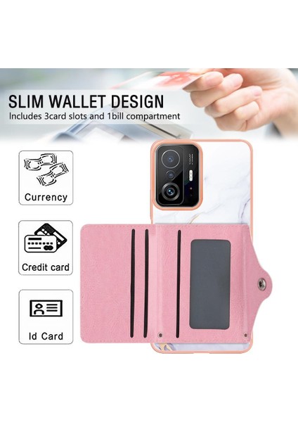 Xiaomi 11T/11T Pro 5g Ince Cüzdan Yumuşak Tpu Tampon Kart Yuvaları (Yurt Dışından) modelleri