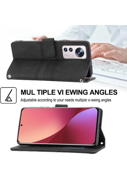 Xiaomi 12 PRO/12S Pro Pu Deri Manyetik Kapatma Cüzdan Için Flip Case (Yurt Dışından)