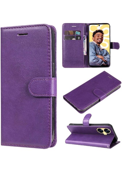 Realme C55 4g Yüksek Kalite Deri Klasik Düz Renk Için Flip Case (Yurt Dışından) fırsatları