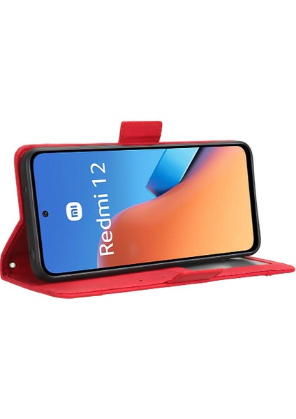 Mellow Shop Xiaomi Redmi Için 12C Ayarlanabilir Ayrılabilir Kart Tutucu Manyetik Kapatma Deri Cüzdan Kapak (Yurt Dışından)