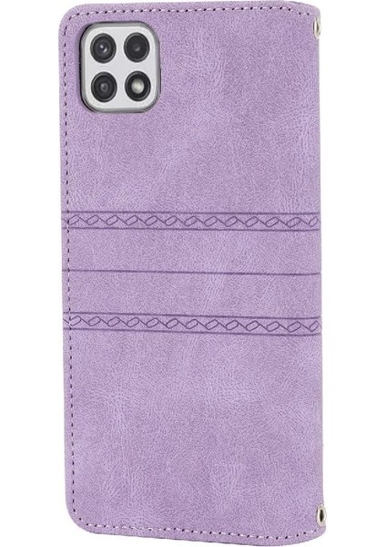 Samsung Galaxy A22 Için Flip Case 5g/ F42 5g Manyetik Kapatma Kickstand Pu (Yurt Dışından) indirimleri
