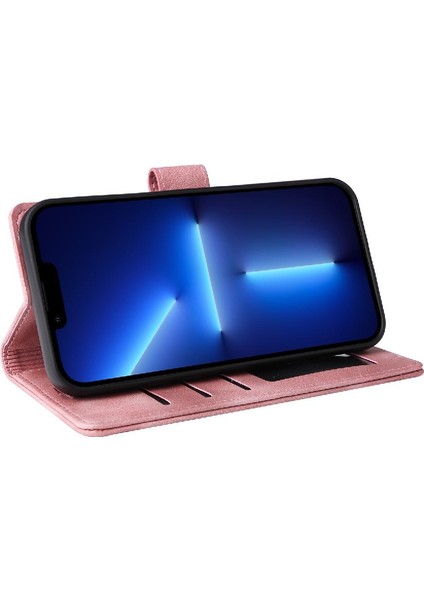 Iphone 15 Pro Deri Kılıf Için Flip Case Basit Iş Cüzdan Flip (Yurt Dışından)