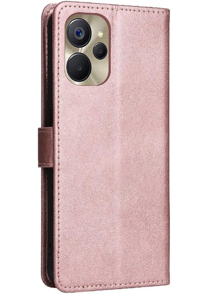 Realme 10 5g Iş Cüzdan Telefon Kılıfı Için Flip Case Yüksek Kalite Deri (Yurt Dışından)
