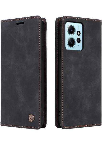 Mellow Shop Xiaomi Redmi Not 12 Için Flip Case 4g Kapak Çevirin Darbeye Cüzdan Kılıf (Yurt Dışından)