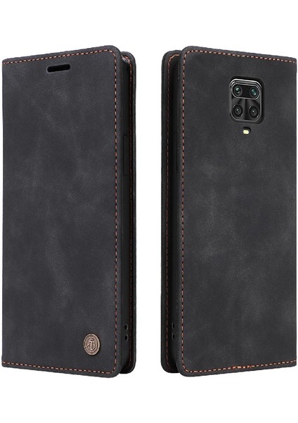 Xiaomi Redmi Not 9s Için Flip Case Darbeye Deri Kılıf Kapak Çevirin (Yurt Dışından)