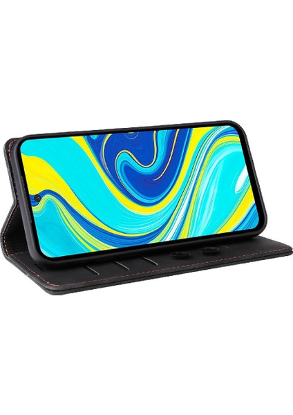 Xiaomi Redmi Not 9s Için Flip Case Darbeye Deri Kılıf Kapak Çevirin (Yurt Dışından)