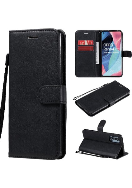 Oppo Oppo 4 Pro 5g Için Flip Case Yüksek Kalite Deri Iş Cüzdan Kılıf (Yurt Dışından)