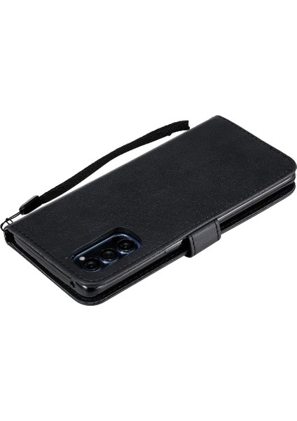 Oppo Oppo 4 Pro 5g Için Flip Case Yüksek Kalite Deri Iş Cüzdan Kılıf (Yurt Dışından)