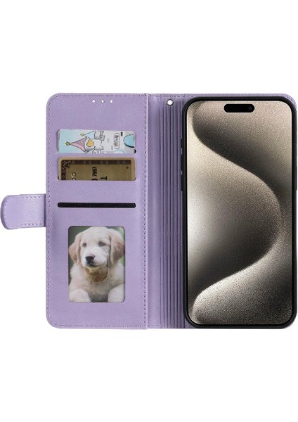 Iphone 13 Için Flip Case Pro Max 6 Kart Yuvaları Cüzdan Kickstand Pu Deri (Yurt Dışından)