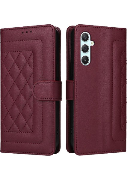 Samsung Galaxy A34 5g Için Flip Case Deri Kılıf Darbeye Kapak Çevirin (Yurt Dışından)