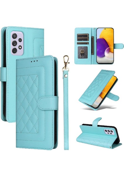 Samsung Galaxy A72 Cüzdan Basit Iş Deri Kılıf Flip Case Için Flip Case (Yurt Dışından)