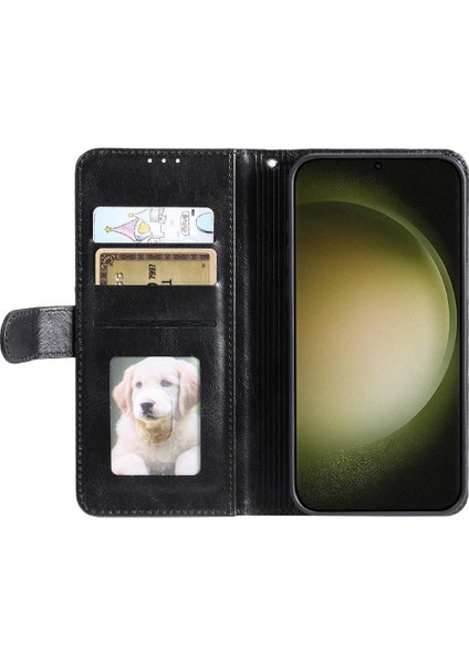 Samsung Galaxy S23 Artı Kickstand Pu Deri Cüzdan 6 Kart Için Flip Case (Yurt Dışından)