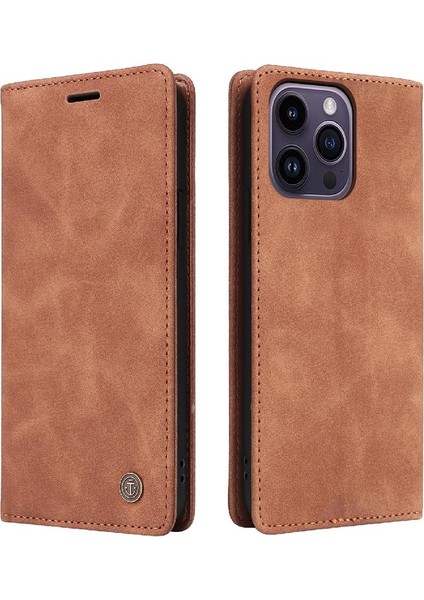 Iphone 15 Için Kılıf Pro Max Kapak Çevirin Basit Iş Deri Kılıf Cüzdan (Yurt Dışından)