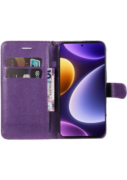 Xiaomi Redmi Not 12 Turbo Için Flip Case 5g Kart Yuvası Iş Cüzdan ile (Yurt Dışından)