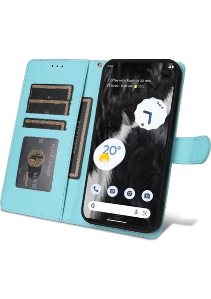 Google Piksel 7 Pro Deri Kılıf Için Flip Case Basit Iş Flip Kapak (Yurt Dışından)
