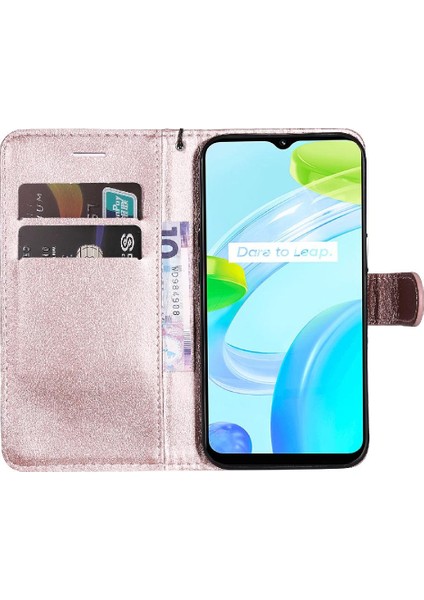 Realme C30 4g Yüksek Kaliteli Deri Iş Cüzdan Telefon Için Flip Case (Yurt Dışından) fırsatları