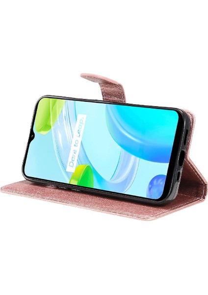 Realme C30 4g Yüksek Kaliteli Deri Iş Cüzdan Telefon Için Flip Case (Yurt Dışından) indirimleri