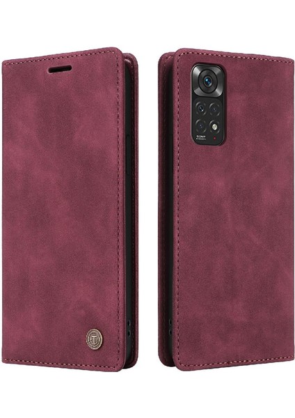 Xiaomi Redmi Not 11S Için Flip Case Basit Iş Darbeye Cüzdan (Yurt Dışından)