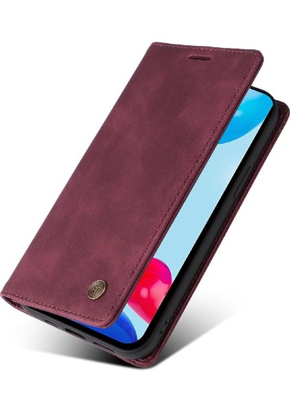 Xiaomi Redmi Not 11S Için Flip Case Basit Iş Darbeye Cüzdan (Yurt Dışından)