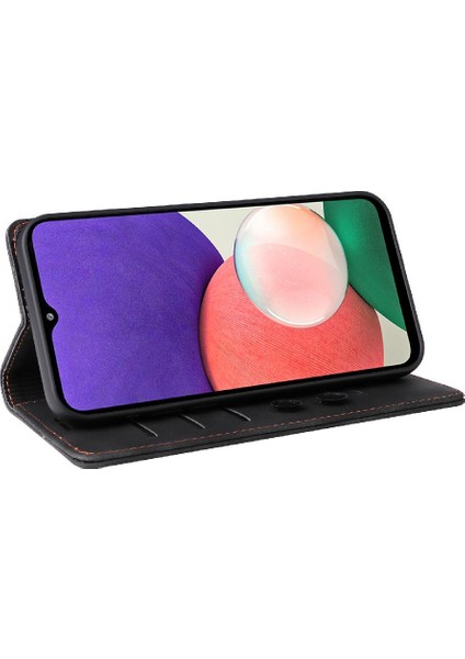 Samsung Galaxy A22 5g Deri Kılıf Için Flip Case Basit Iş Çevirme (Yurt Dışından) modelleri