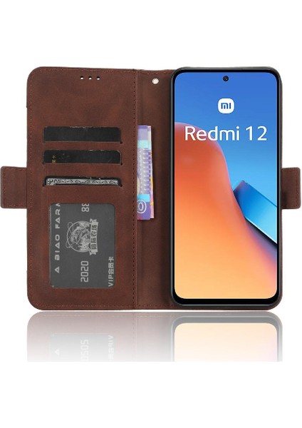 Xiaomi Redmi Için 12C Ayarlanabilir Ayrılabilir Kart Tutucu Manyetik Kapatma Deri Cüzdan Kapak (Yurt Dışından) fırsatları