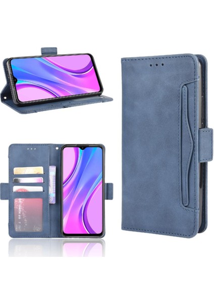 Xiaomi Redmi 9h Için Kılıf Ayarlanabilir Ayrılabilir Kart Tutucu Manyetik Kapatma Deri Cüzdan Kapak (Yurt Dışından)