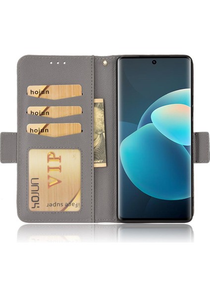 Vivo X60 Pro Pu Deri Kart Yuvaları Için Kılıf Tutucu Manyetik Cüzdan Yan (Yurt Dışından) fırsatları
