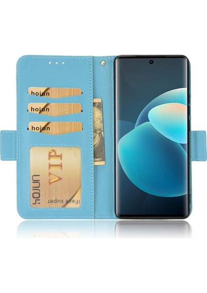 Vivo X60 Pro Pu Deri Kart Yuvaları Için Kılıf Tutucu Manyetik Cüzdan Yan (Yurt Dışından) fiyatları