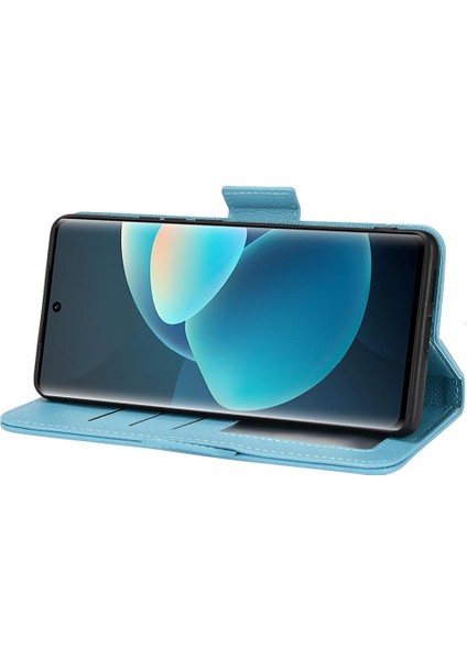 Vivo X60 Pro Pu Deri Kart Yuvaları Için Kılıf Tutucu Manyetik Cüzdan Yan (Yurt Dışından) modelleri