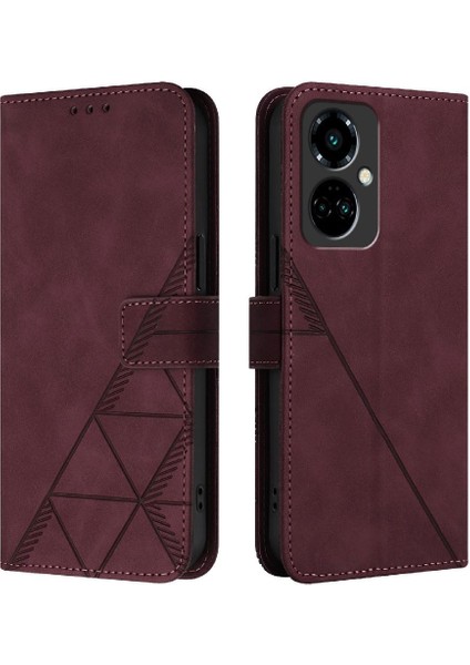 Tecno Camon 19 Pro 5g Kredi Kartı Tutucu Flip Folio Kitap Cüzdan Için Kılıf (Yurt Dışından)