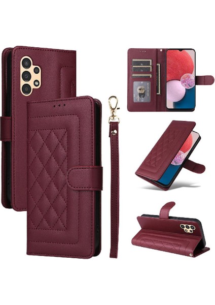 Samsung Galaxy A13 Için Flip Case 4g/5g Kapak Darbeye Cüzdan Kılıf (Yurt Dışından)