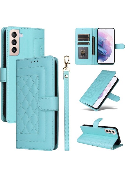 Samsung Galaxy S21 Artı Darbeye Dayanıklı Basit Iş Cüzdan Için Flip Case (Yurt Dışından)
