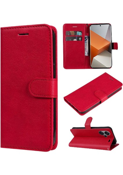 Xiaomi Redmi Not 13 Pro Için Flip Case Artı Yüksek Kaliteli Deri Klasik (Yurt Dışından)