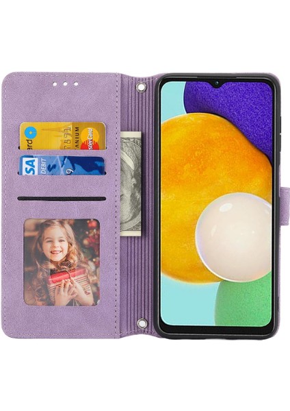 Samsung Galaxy A15 Için Flip Case 4g/5g Manyetik Kapatma Darbeye Pu (Yurt Dışından)