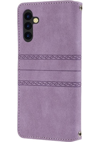 Samsung Galaxy A15 Için Flip Case 4g/5g Manyetik Kapatma Darbeye Pu (Yurt Dışından)