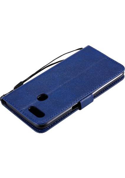 Oppo A7 Için Flip CASE/A5S Iş Cüzdan Telefon Kılıfı Klasik Düz Renk (Yurt Dışından) fırsatları